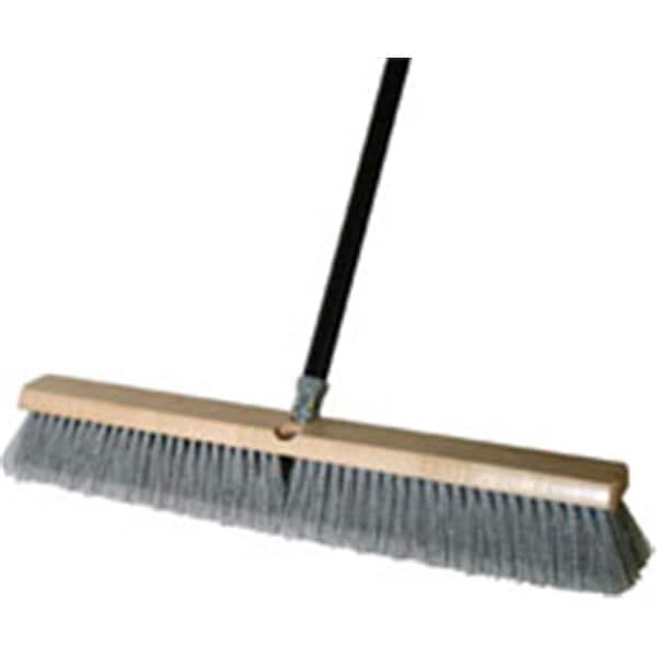 S.M. Arnold 18 in Grey Flagged Broom with Handle AR92211 - main